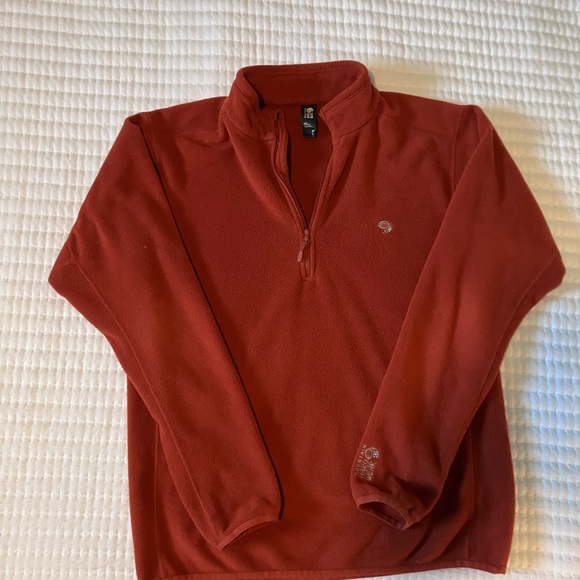 Mountain Hardwear Mens 1/4 Zip Pullover Fleece Outdoor Sweater Size M EUC - Picture 2 of 10